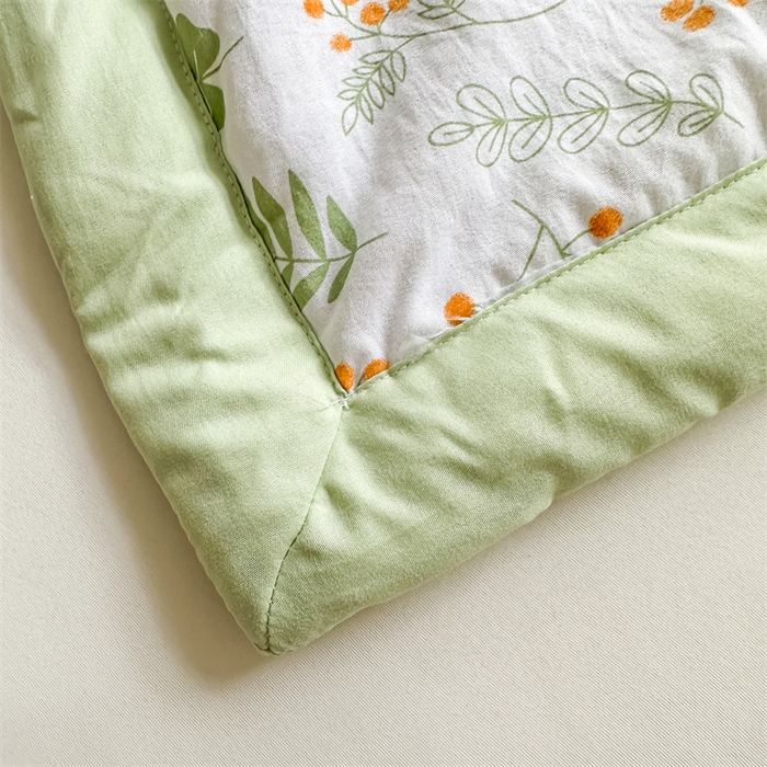 91家纺网 家纺一手货源 找家纺 爱屋及屋 2026新款小清新水洗棉棉花夏被夏凉被空调被 清新绿意