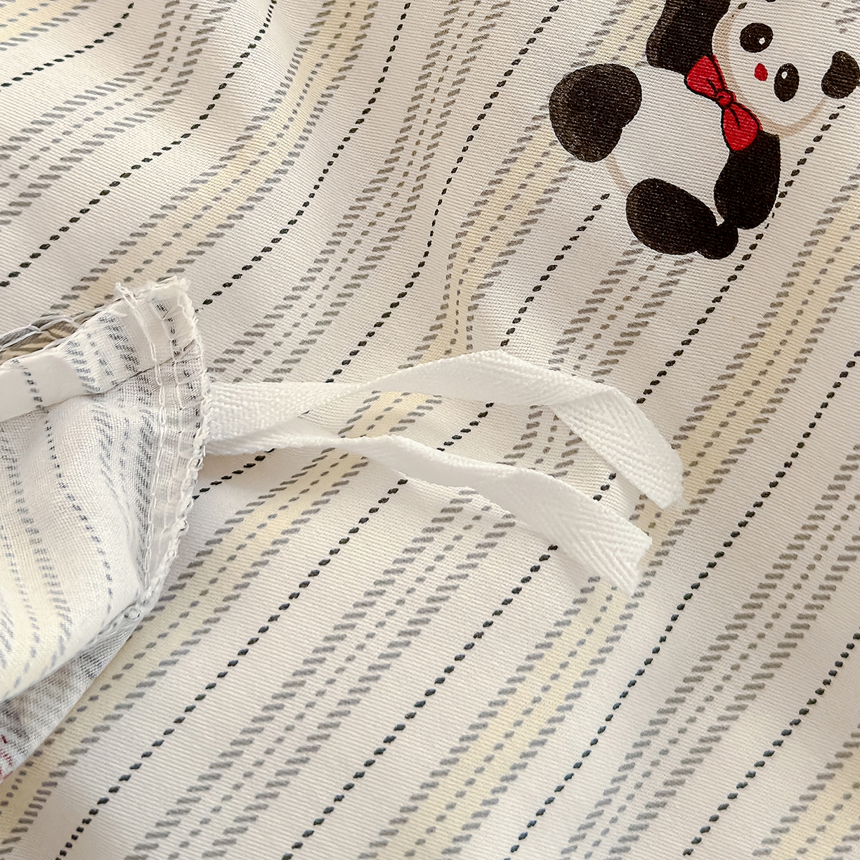 91家纺网 家纺一手货源 找家纺 铺尚美家纺 2026新款12868新疆全棉纯棉印花四件套（提供质检报告 熊猫啵啵