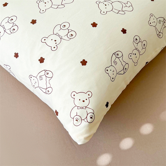 91家纺网 家纺一手货源 找家纺 爱屋及屋 2026新款小清新水洗棉棉花夏被夏凉被空调被 小熊博士