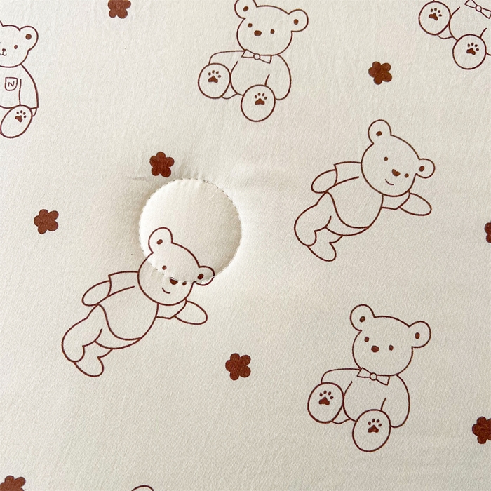 91家纺网 家纺一手货源 找家纺 爱屋及屋 2026新款小清新水洗棉棉花夏被夏凉被空调被 小熊博士