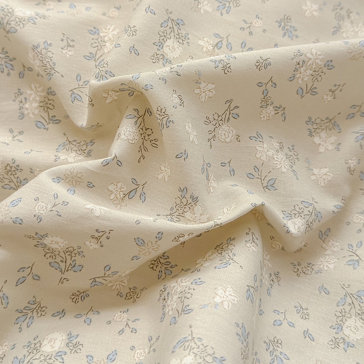 91家纺网 家纺一手货源 找家纺 铺尚美家纺 2026新款12868新疆全棉纯棉印花四件套（提供质检报告 摇铃兰