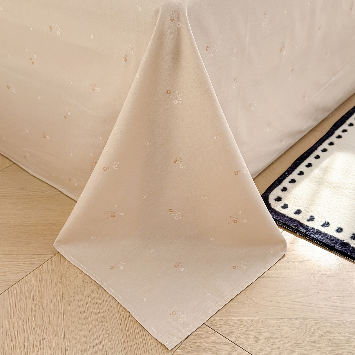 91家纺网 家纺一手货源 找家纺 铺尚美家纺 2026新款12868新疆全棉纯棉印花四件套（提供质检报告 风信子