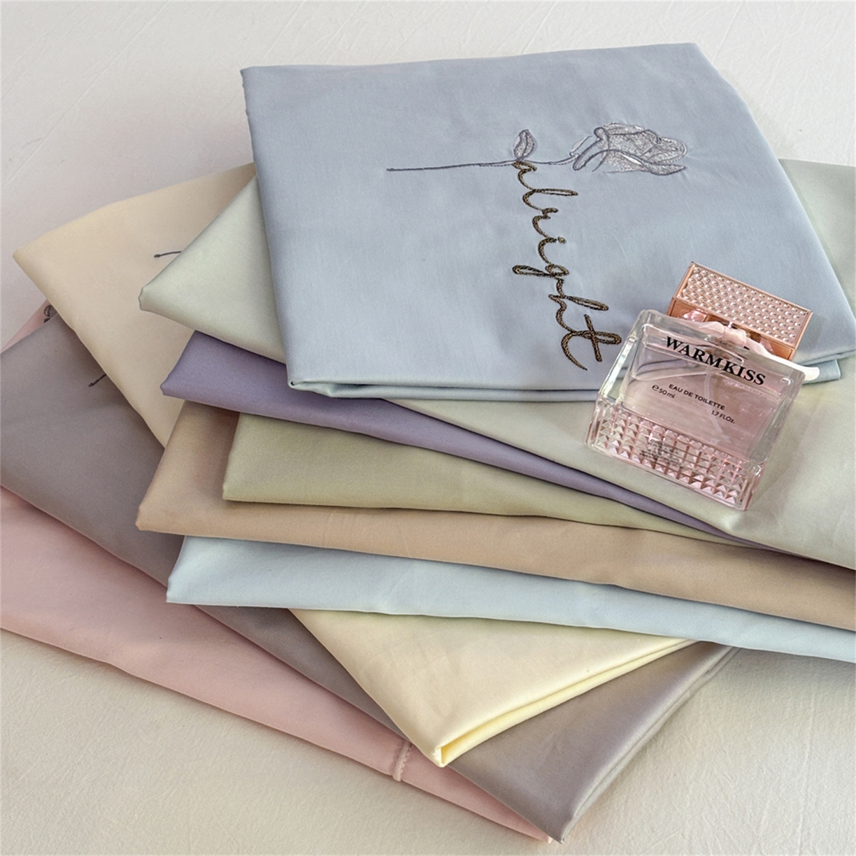 91家纺网 家纺一手货源 找家纺 （总）芯丝路家纺 2026春夏新款100支全棉工艺款四件套-玫瑰故事