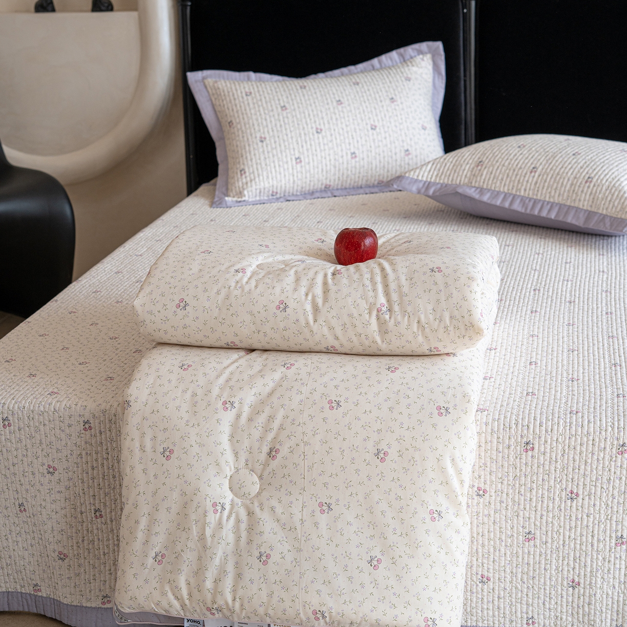 91家纺网 家纺一手货源 找家纺 （总）床盖工厂店 2026新款双面全棉填充大豆棉春秋被夏被子被芯