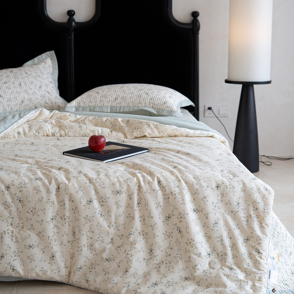 91家纺网 家纺一手货源 找家纺 床盖工厂店 2026新款双面全棉填充大豆棉春秋被夏被子被芯 暮色