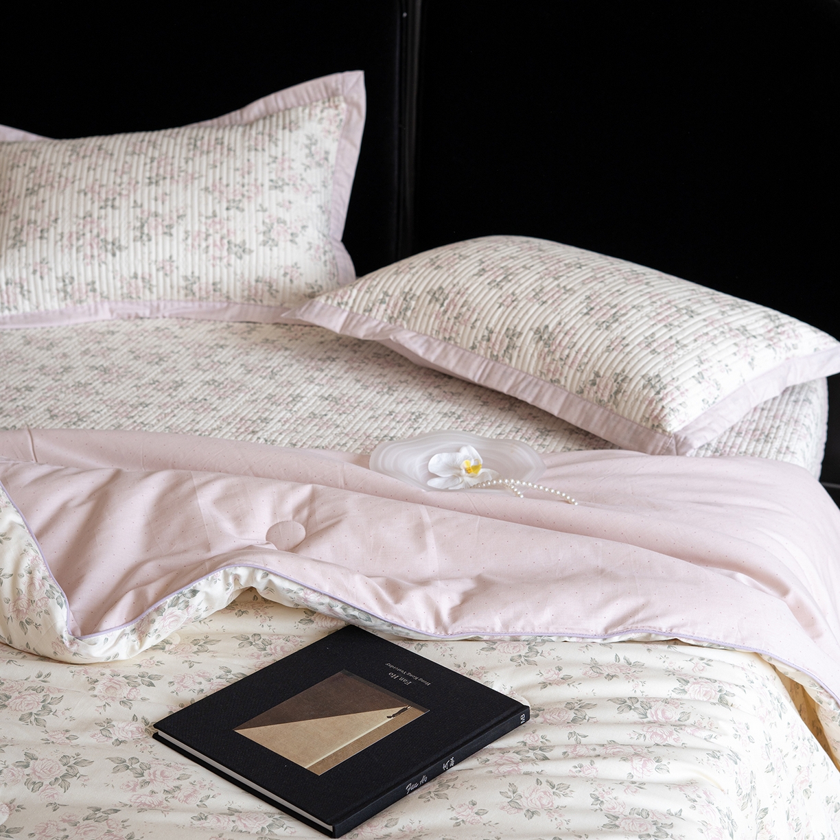 91家纺网 家纺一手货源 找家纺 床盖工厂店 2026新款双面全棉填充大豆棉春秋被夏被子被芯 云汐