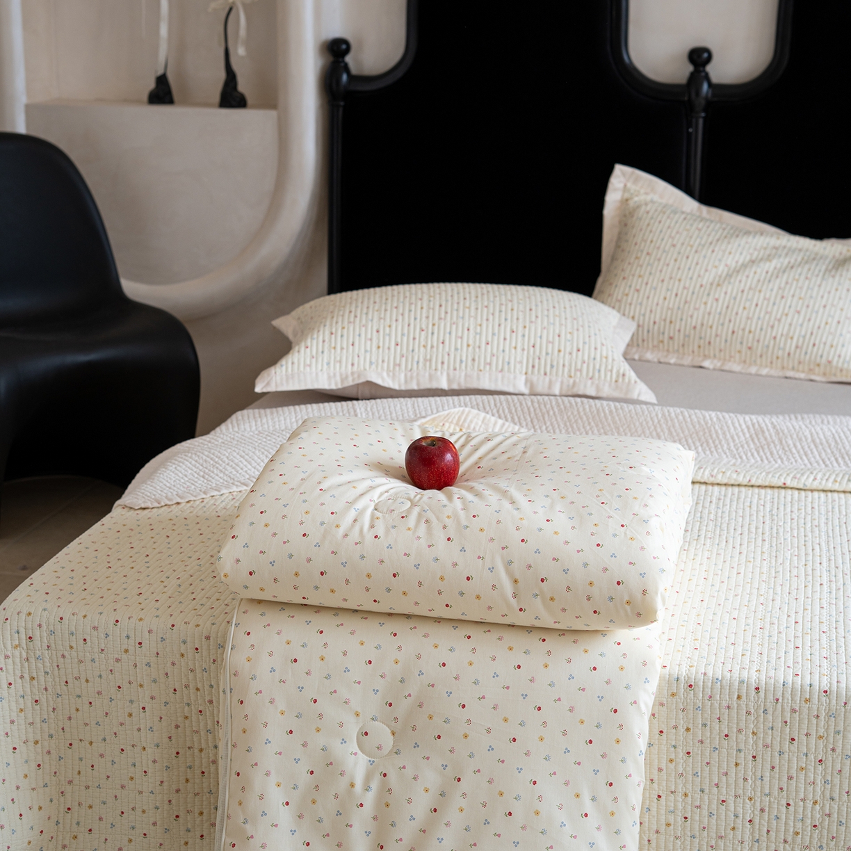 床盖工厂店 2026新款双面全棉填充大豆棉春秋被夏被子被芯 奶昔