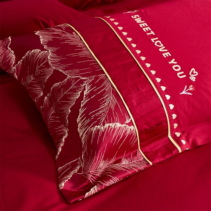 91家纺网 家纺一手货源 找家纺 （总）甜咪咪婚庆 2026春夏新款大提花婚庆结婚四件套多件套床单床笠款