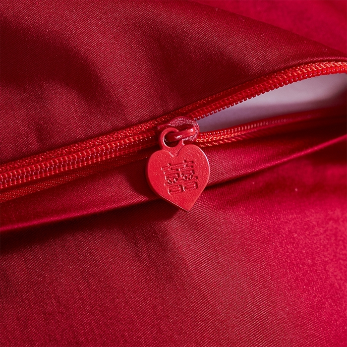 91家纺网 家纺一手货源 找家纺 甜咪咪婚庆 2026春夏新款大提花婚庆结婚四件套多件套床单床笠款 国色