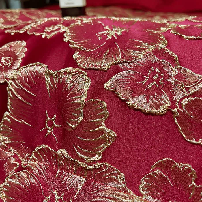 91家纺网 家纺一手货源 找家纺 甜咪咪婚庆 2026春夏新款大提花婚庆结婚四件套多件套床单床笠款 相守