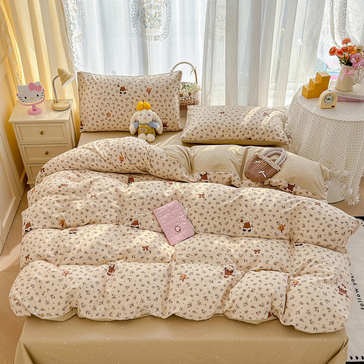 91家纺网 家纺一手货源 找家纺 （总）铺尚美家纺 2026新款12868新疆全棉纯棉单品被套系列（提供质检报告）