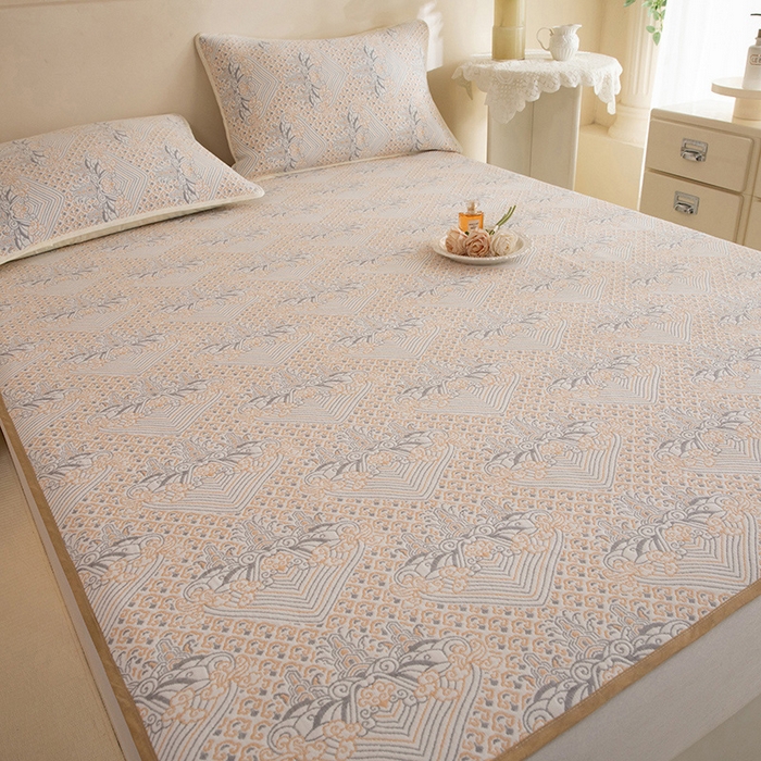 91家纺网 家纺一手货源 找家纺 （总）美达家纺 2026新款全棉色织六层纱高温砂洗直边床盖单品床盖床盖单件