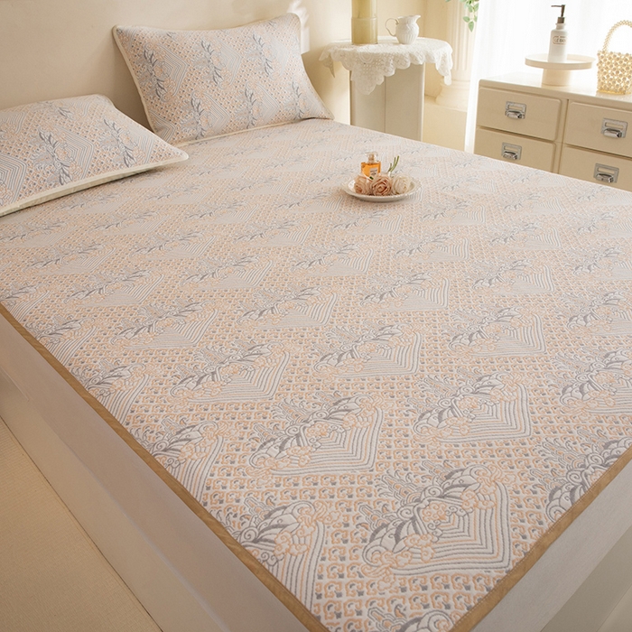 91家纺网 家纺一手货源 找家纺 （总）美达家纺 2026新款全棉色织六层纱高温砂洗直边床盖单品床盖床盖单件