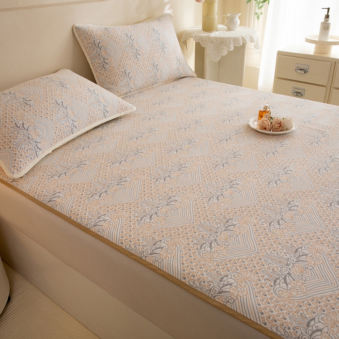 91家纺网 家纺一手货源 找家纺 （总）美达家纺 2026新款全棉色织六层纱高温砂洗直边床盖单品床盖床盖单件