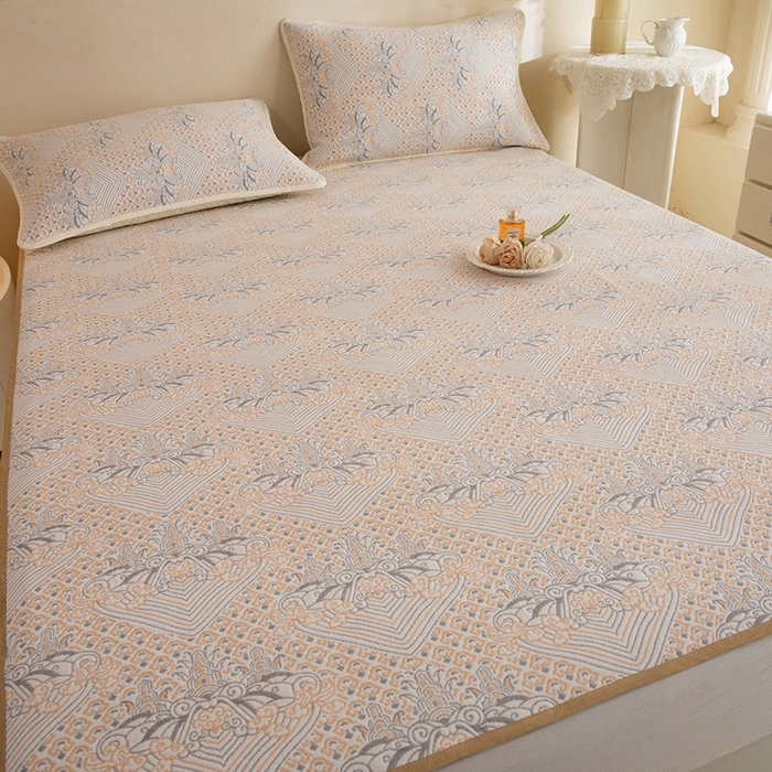 91家纺网 家纺一手货源 找家纺 （总）美达家纺 2026新款全棉色织六层纱高温砂洗直边床盖单品床盖床盖单件