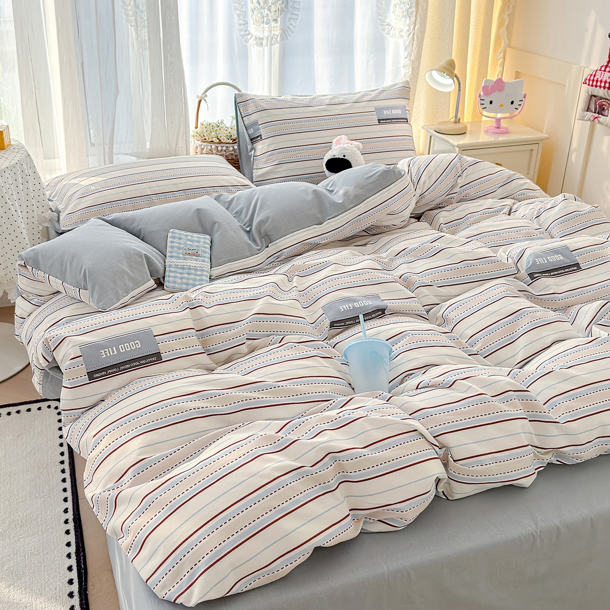 91家纺网 家纺一手货源 找家纺 铺尚美家纺 2026新款12868新疆全棉纯棉单品被套系列（提供质检报告） 维奥