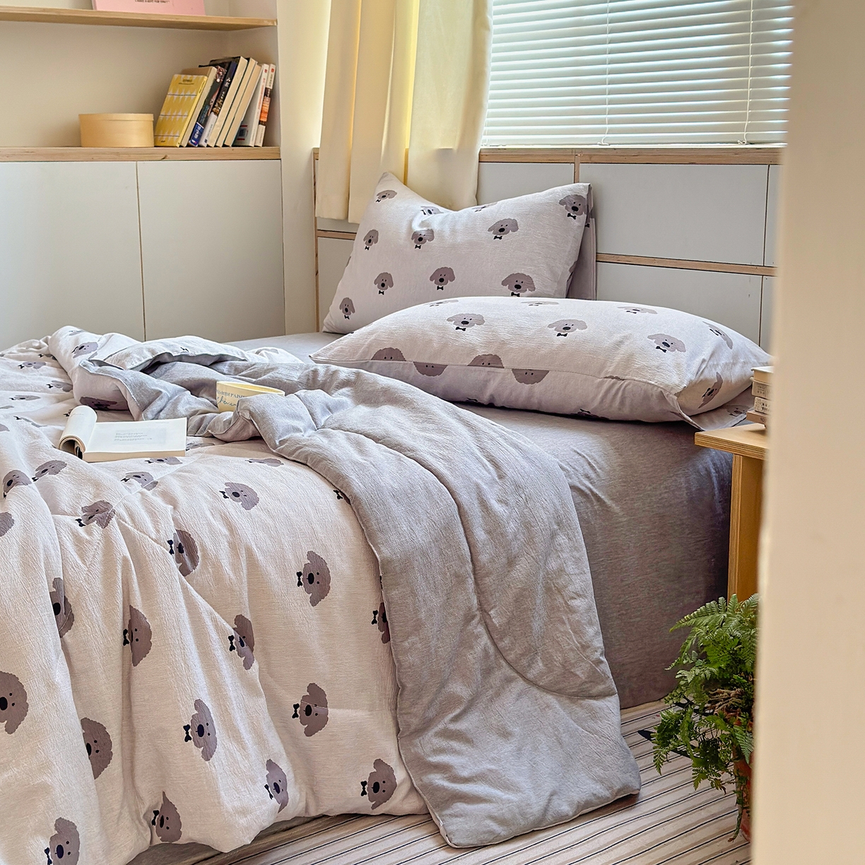 91家纺网 家纺一手货源 找家纺 （总）老帅的工厂店 2026新款A类大豆色织提花夏被