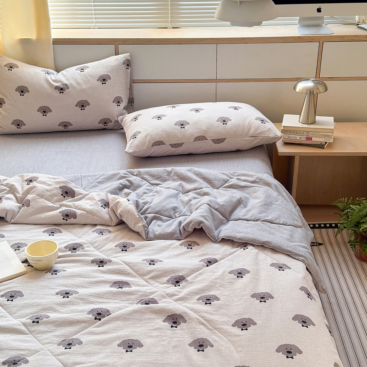 91家纺网 家纺一手货源 找家纺 （总）老帅的工厂店 2026新款A类大豆色织提花夏被