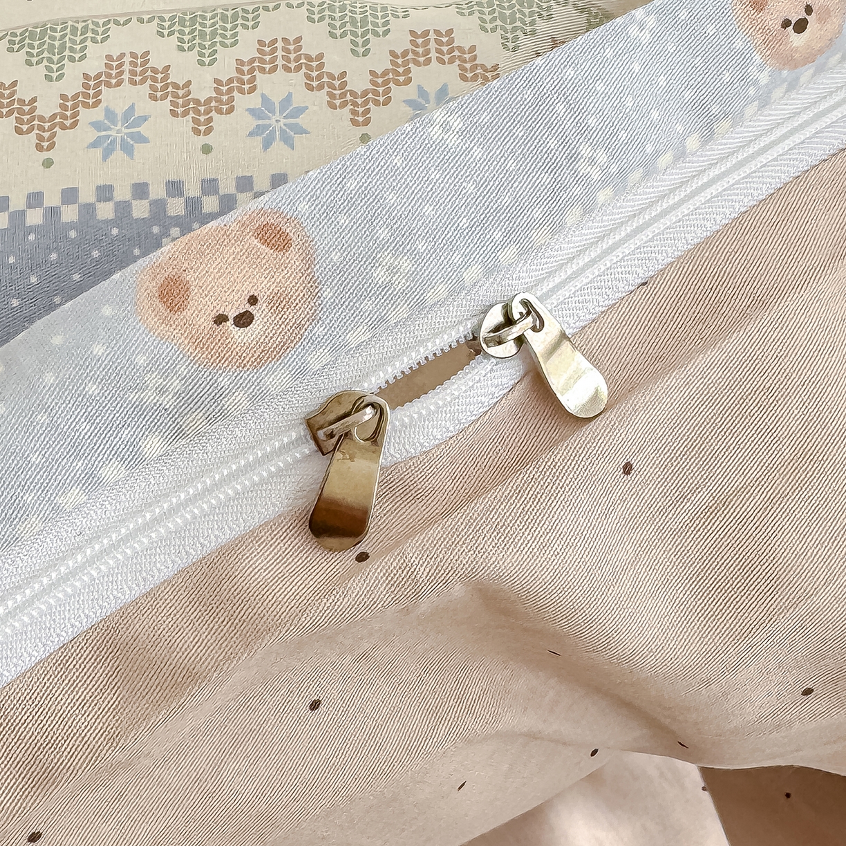 91家纺网 家纺一手货源 找家纺 铺尚美家纺 2026新款12868新疆全棉纯棉单品被套系列（提供质检报告） 云织熊熊