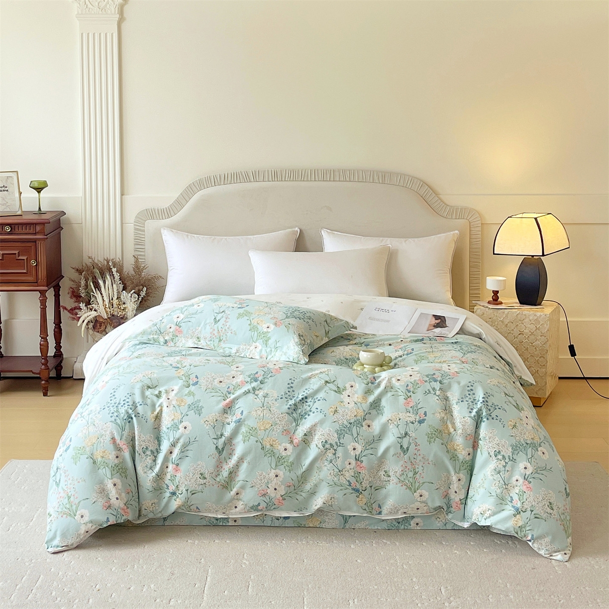 91家纺网 家纺一手货源 找家纺 （总）宝齐莱家纺 2026新款全棉纯棉13372印花被套单被套被套单件