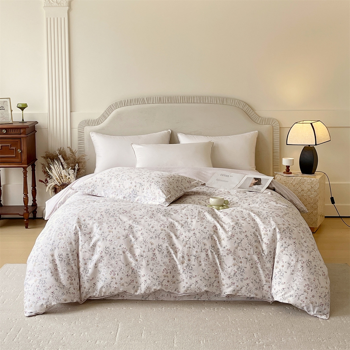 91家纺网 家纺一手货源 找家纺 （总）宝齐莱家纺 2026新款全棉纯棉13372印花被套单被套被套单件