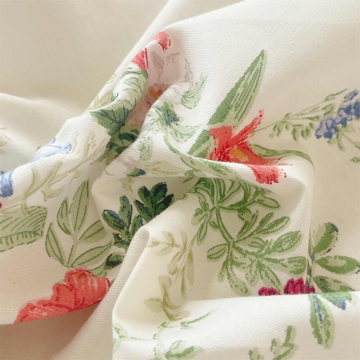 91家纺网 家纺一手货源 找家纺 宝齐莱家纺 2026新款全棉纯棉13372印花被套单被套被套单件 香榭丽