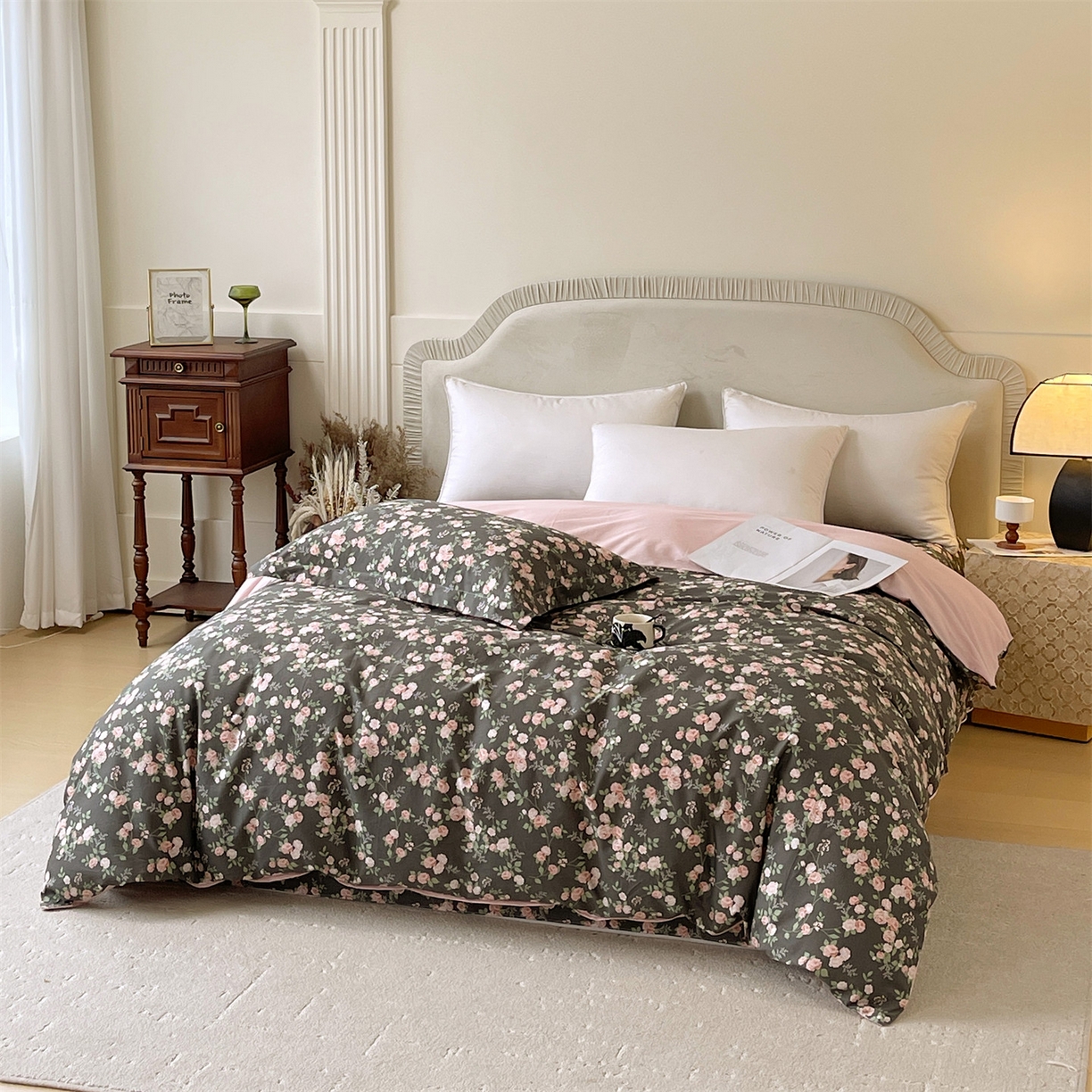 91家纺网 家纺一手货源 找家纺 宝齐莱家纺 2026新款全棉纯棉13372印花被套单被套被套单件 美如画