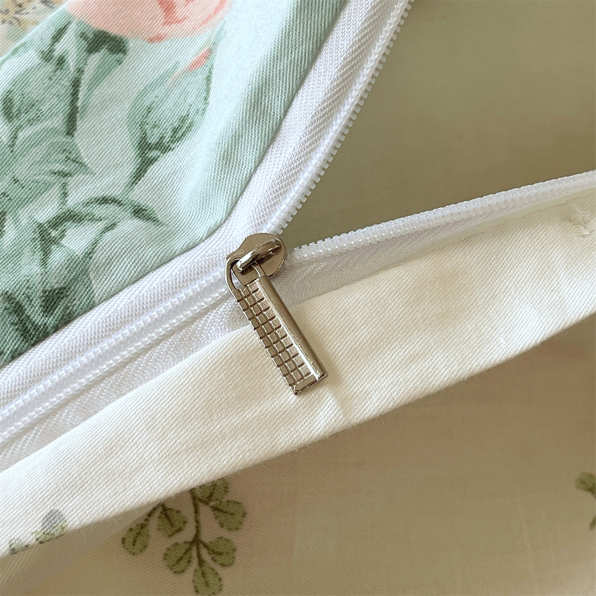 91家纺网 家纺一手货源 找家纺 宝齐莱家纺 2026新款全棉纯棉13372印花被套单被套被套单件 浅茉