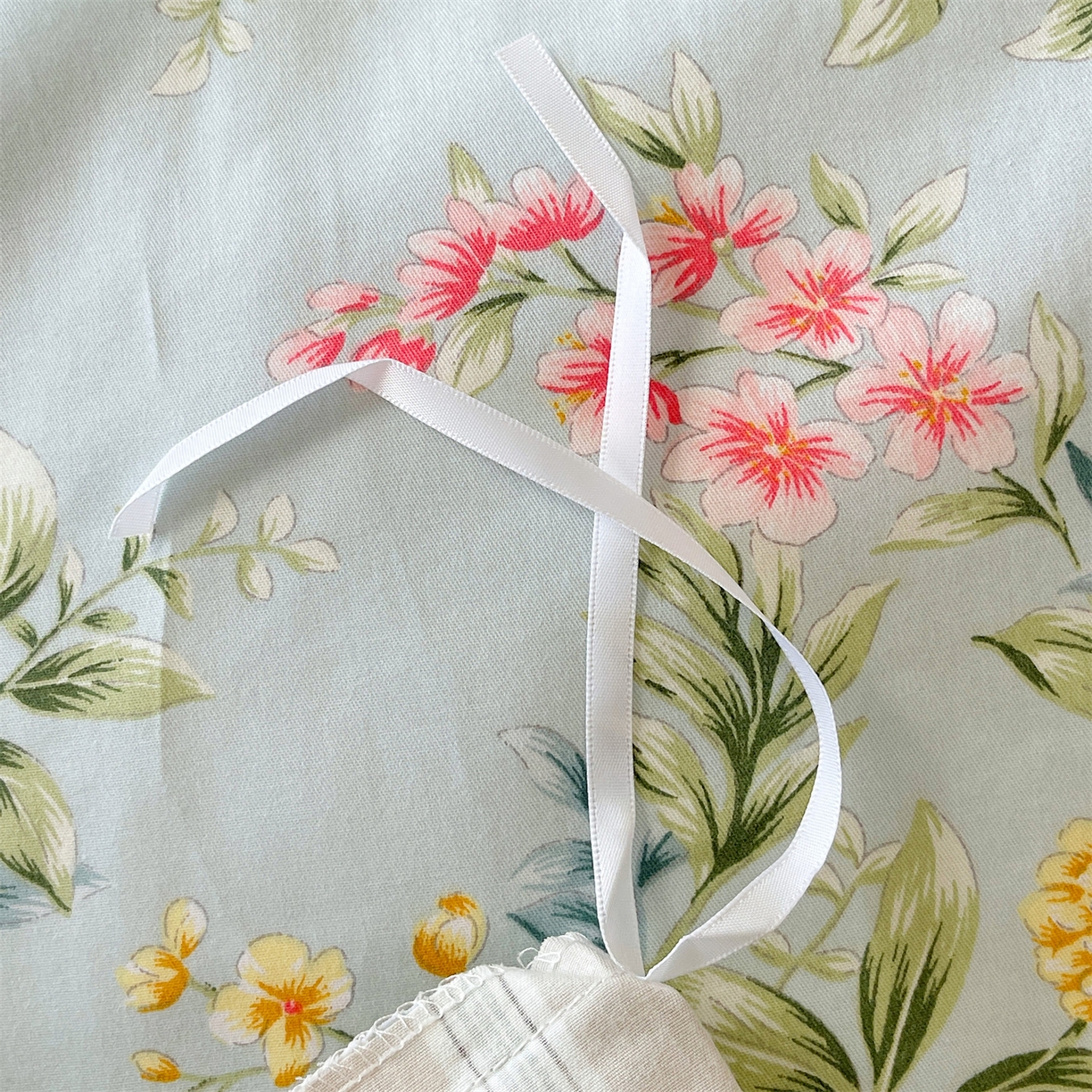 91家纺网 家纺一手货源 找家纺 宝齐莱家纺 2026新款全棉纯棉13372印花被套单被套被套单件 午后花园