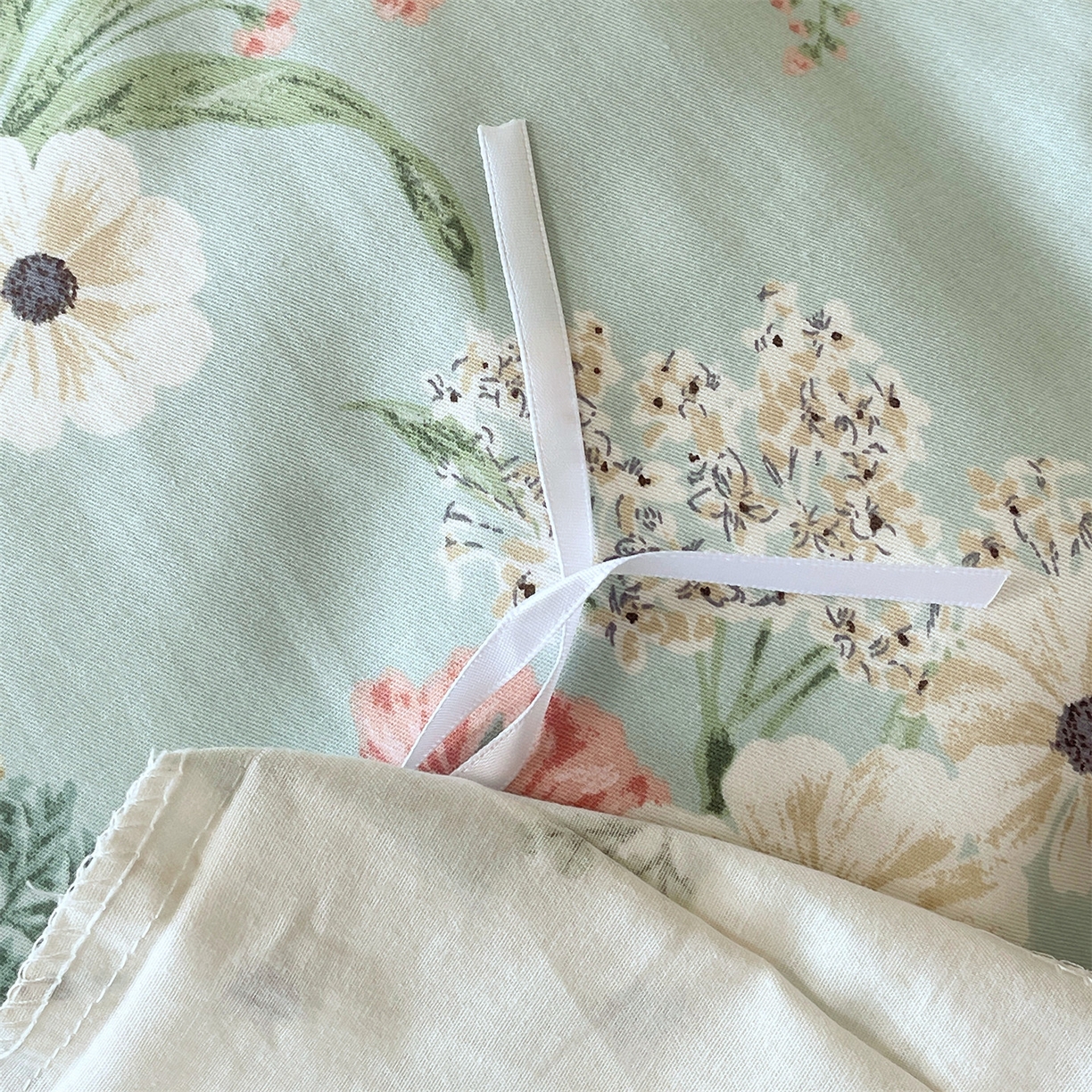 91家纺网 家纺一手货源 找家纺 宝齐莱家纺 2026新款全棉纯棉13372印花被套单被套被套单件 浅茉