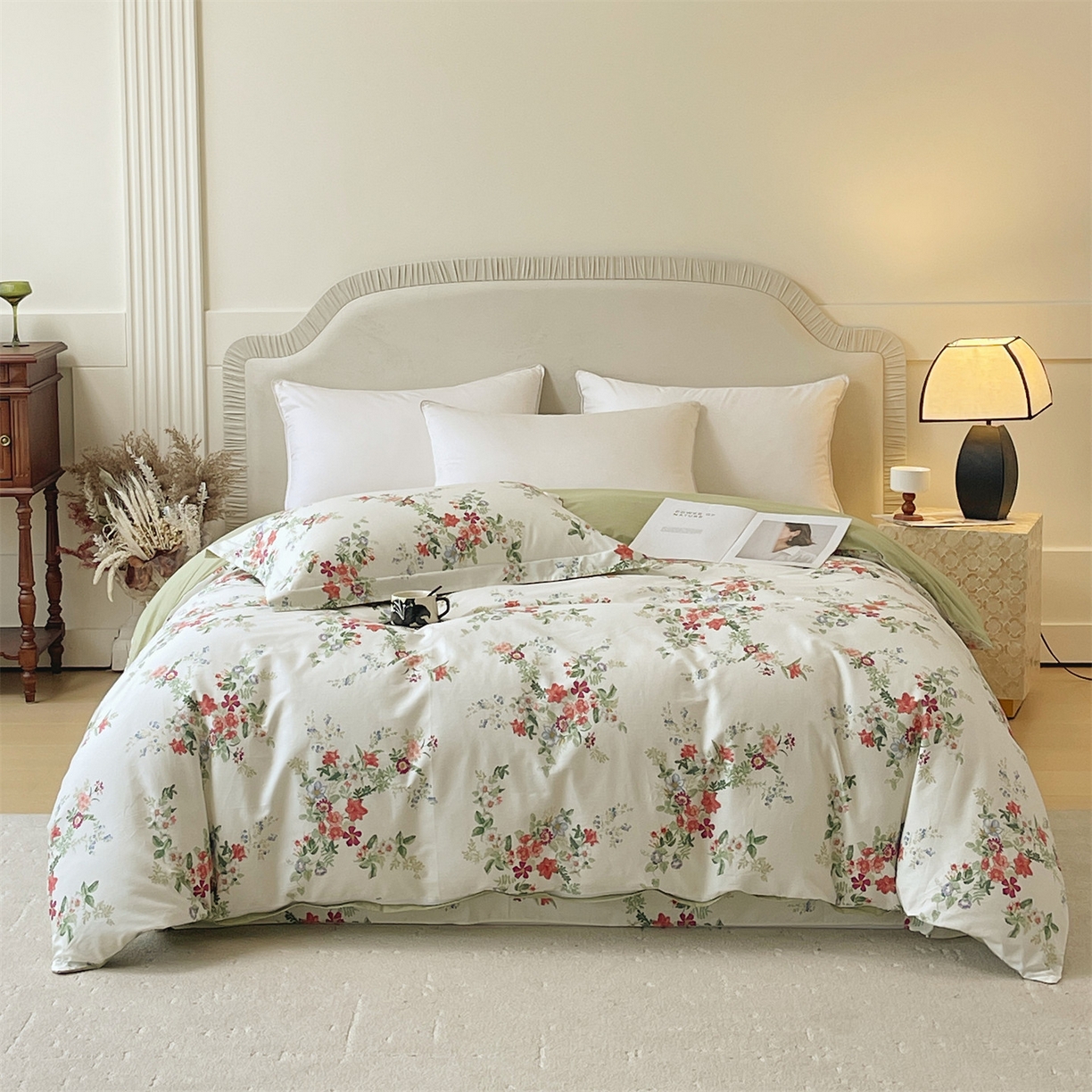 91家纺网 家纺一手货源 找家纺 （总）宝齐莱家纺 2026新款全棉纯棉13372印花被套单被套被套单件