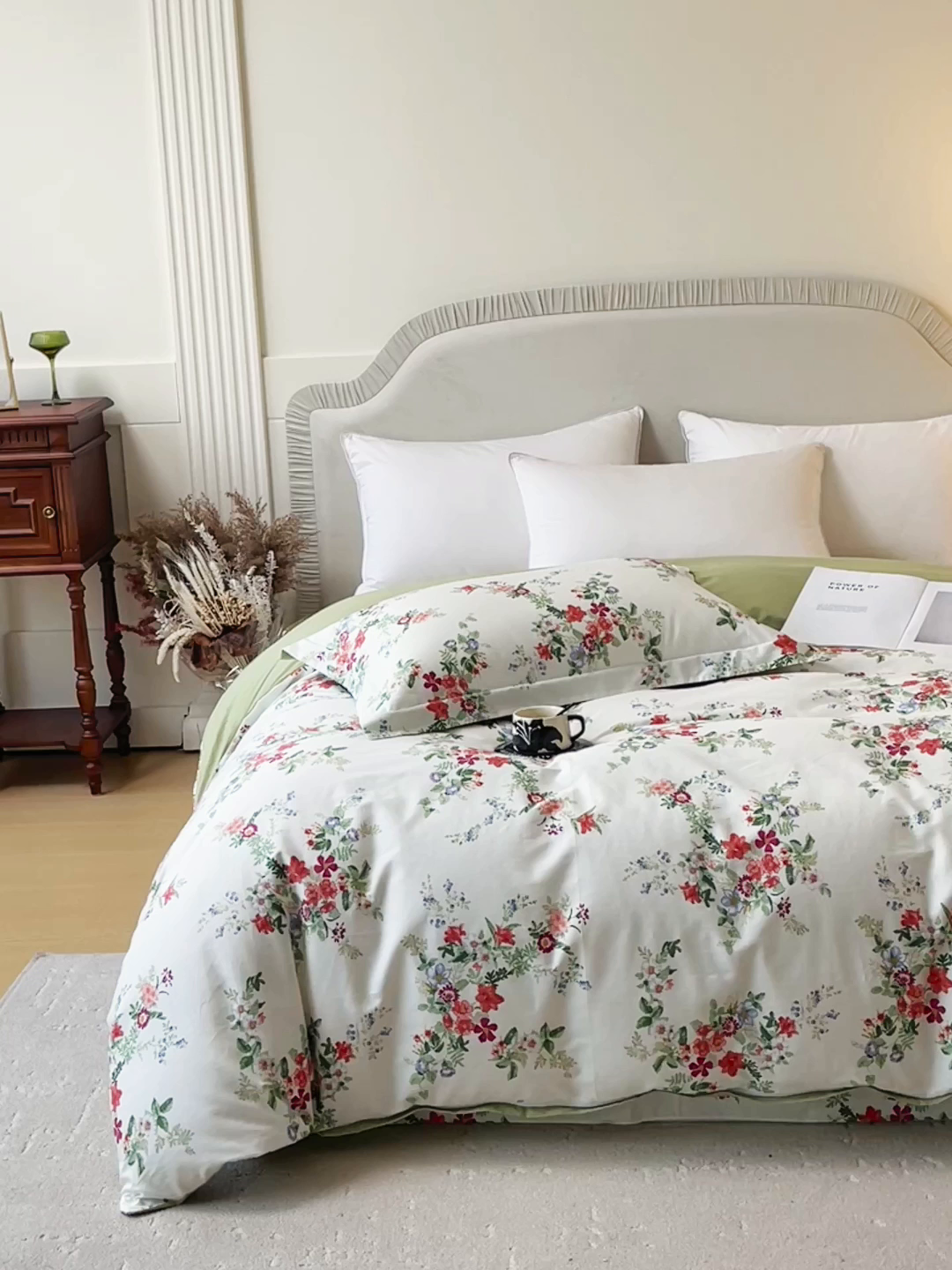 91家纺网 家纺一手货源 找家纺 宝齐莱家纺 2026新款全棉纯棉13372印花被套单被套被套单件 香榭丽