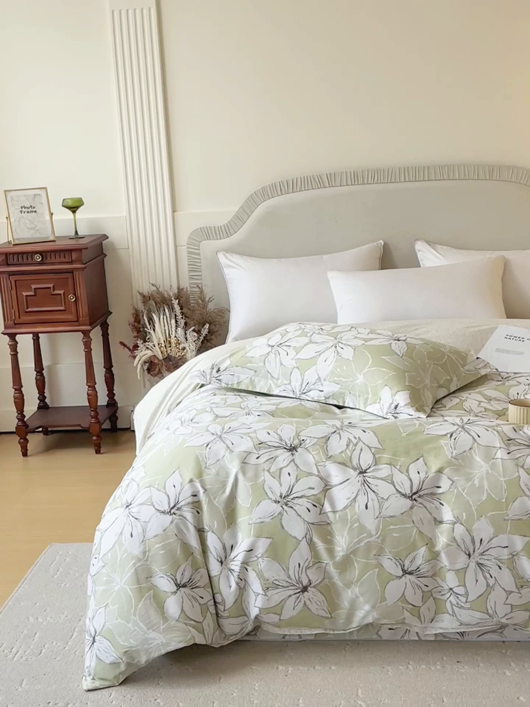 91家纺网 家纺一手货源 找家纺 宝齐莱家纺 2026新款全棉纯棉13372印花被套单被套被套单件 云间月