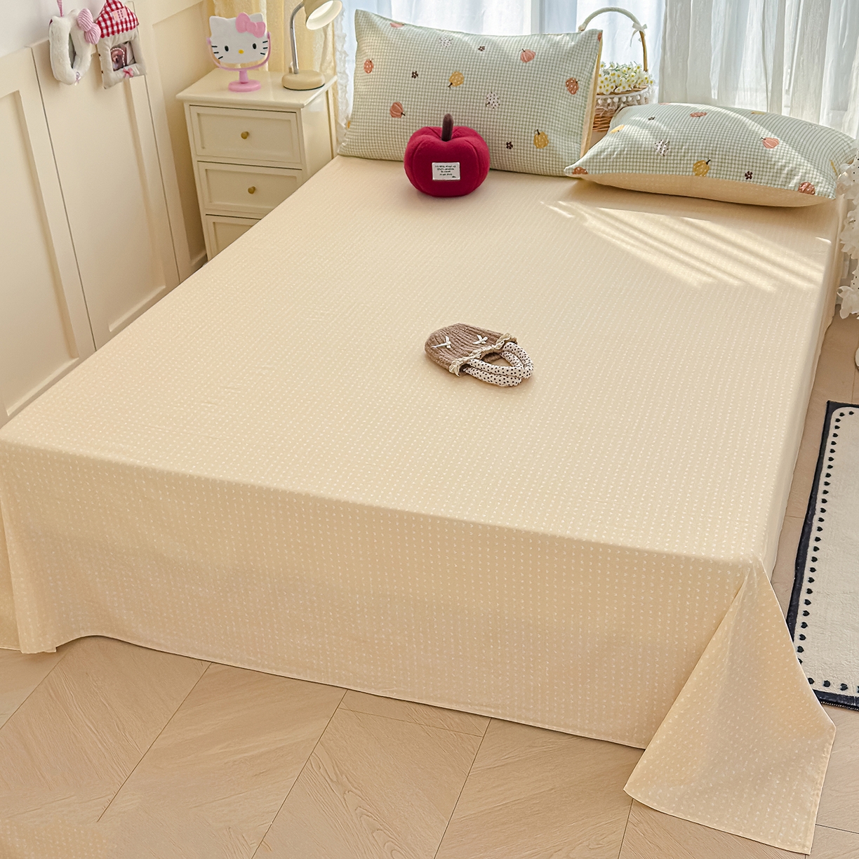 91家纺网 家纺一手货源 找家纺 （总）铺尚美家纺 2026新款12868新疆全棉纯棉单品床单系列（提供质检报告）