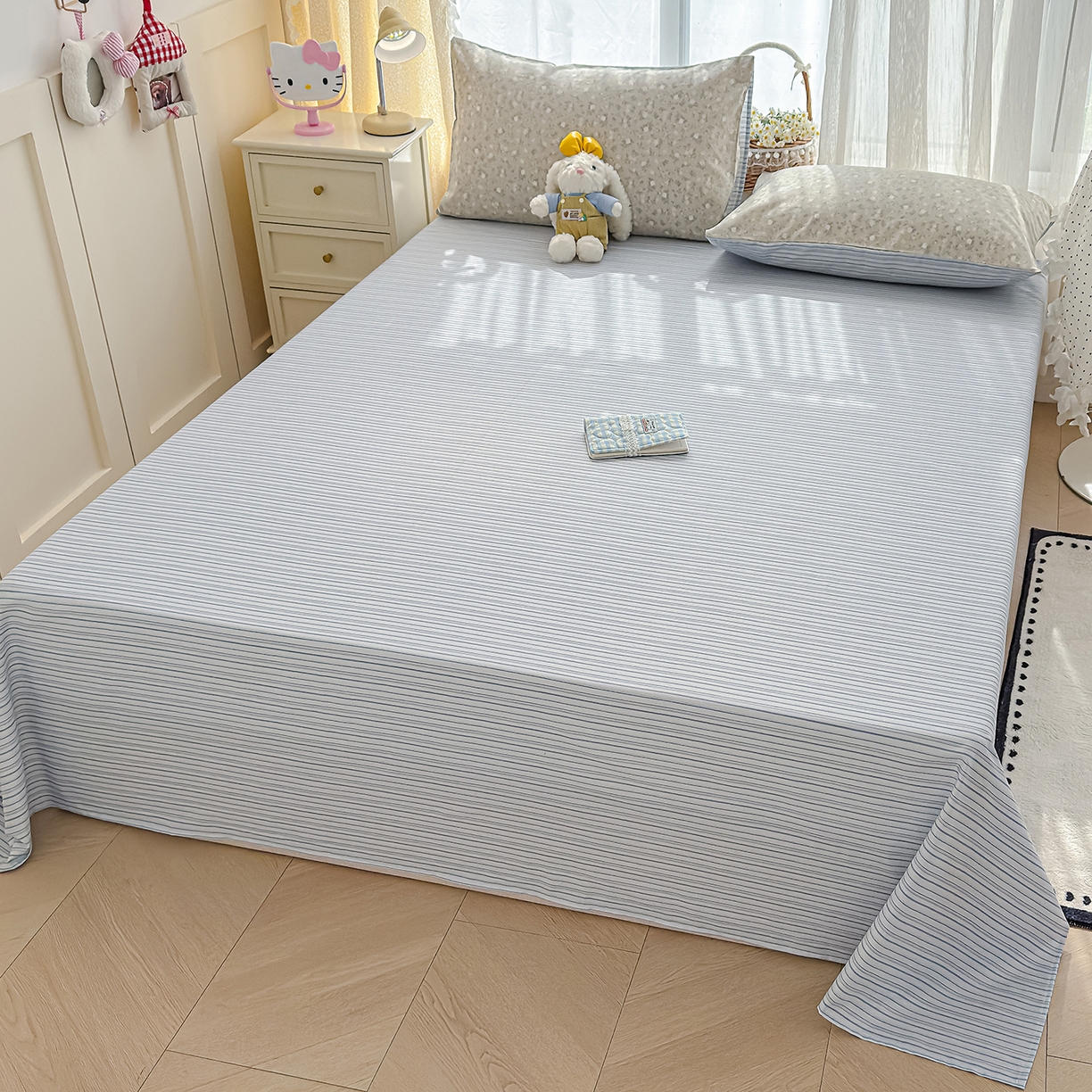 91家纺网 家纺一手货源 找家纺 （总）铺尚美家纺 2026新款12868新疆全棉纯棉单品床单系列（提供质检报告）