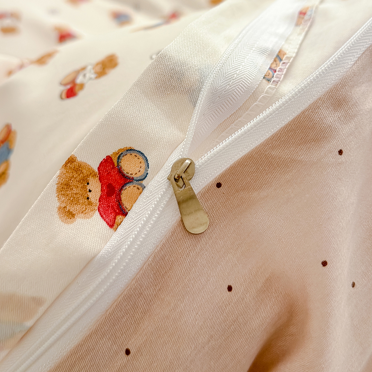 91家纺网 家纺一手货源 找家纺 铺尚美家纺 2026新款12868新疆全棉纯棉单品床单系列（提供质检报告） 烘焙熊熊