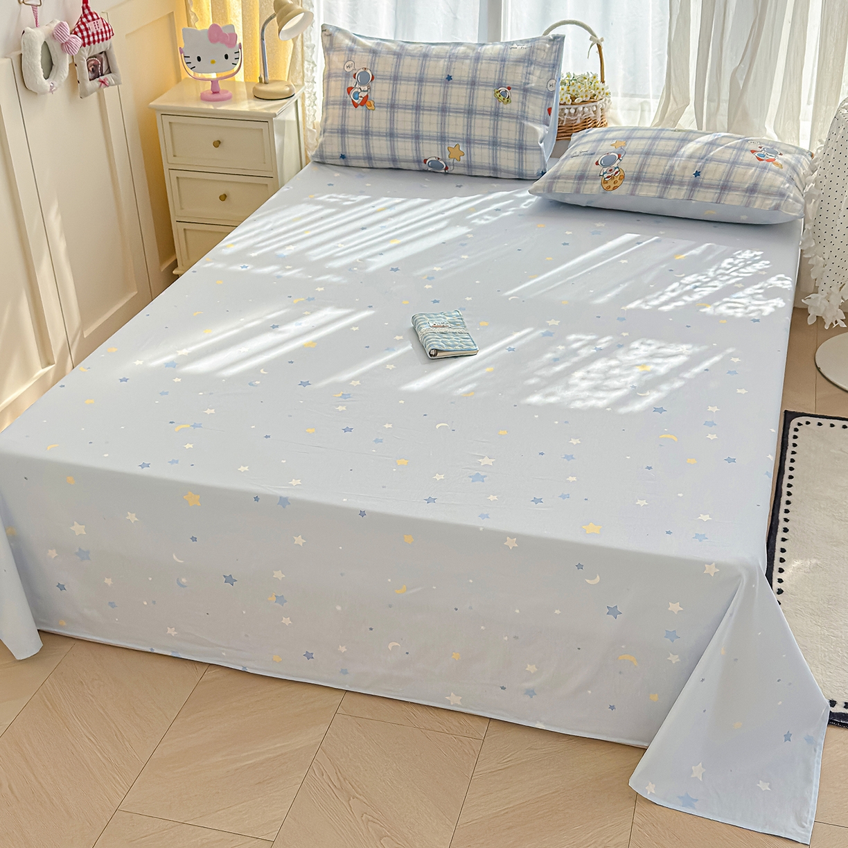 铺尚美家纺 2026新款12868新疆全棉纯棉单品床单系列（提供质检报告） 快乐星球