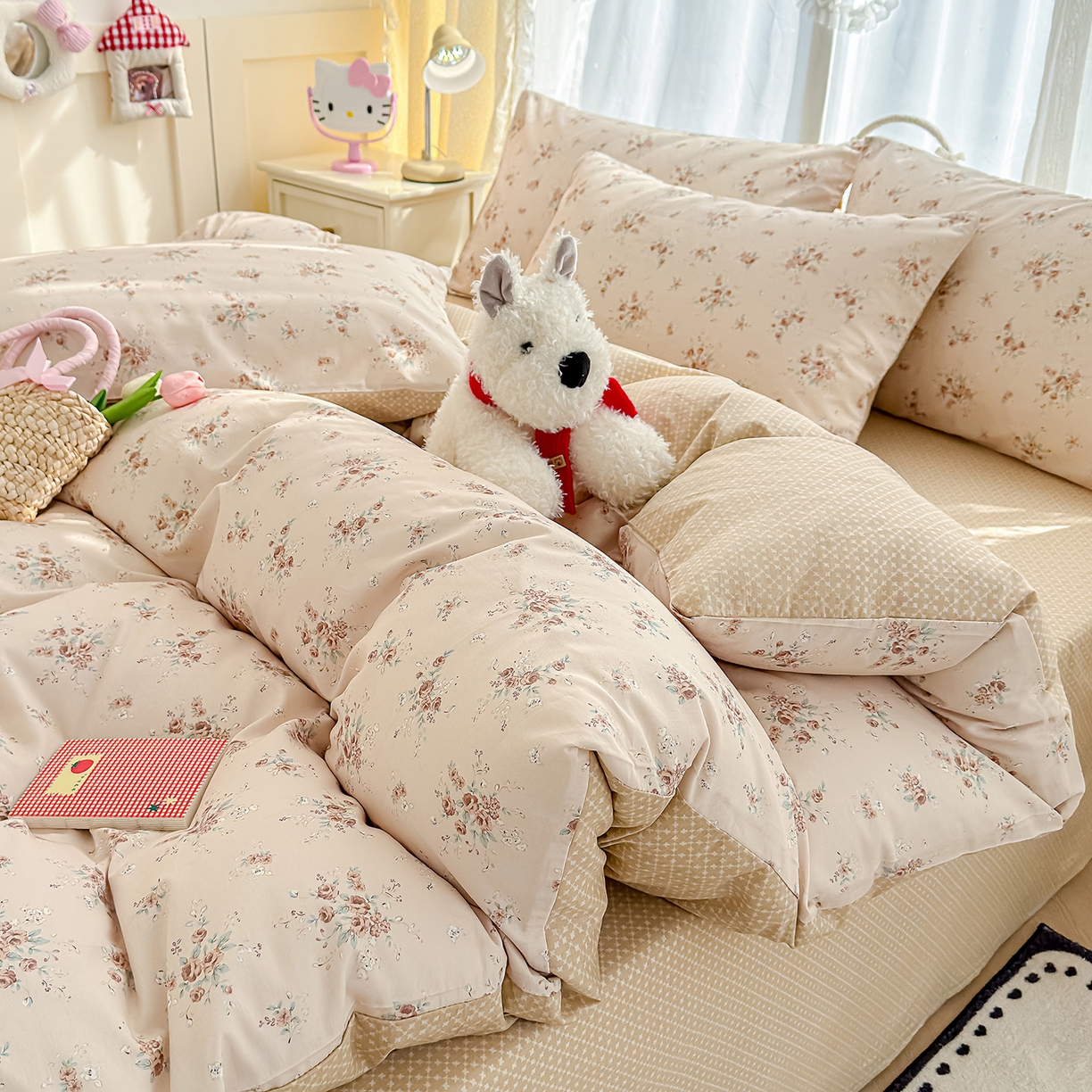 91家纺网 家纺一手货源 找家纺 铺尚美家纺 2026新款12868新疆全棉纯棉单品床单系列（提供质检报告） 晚风