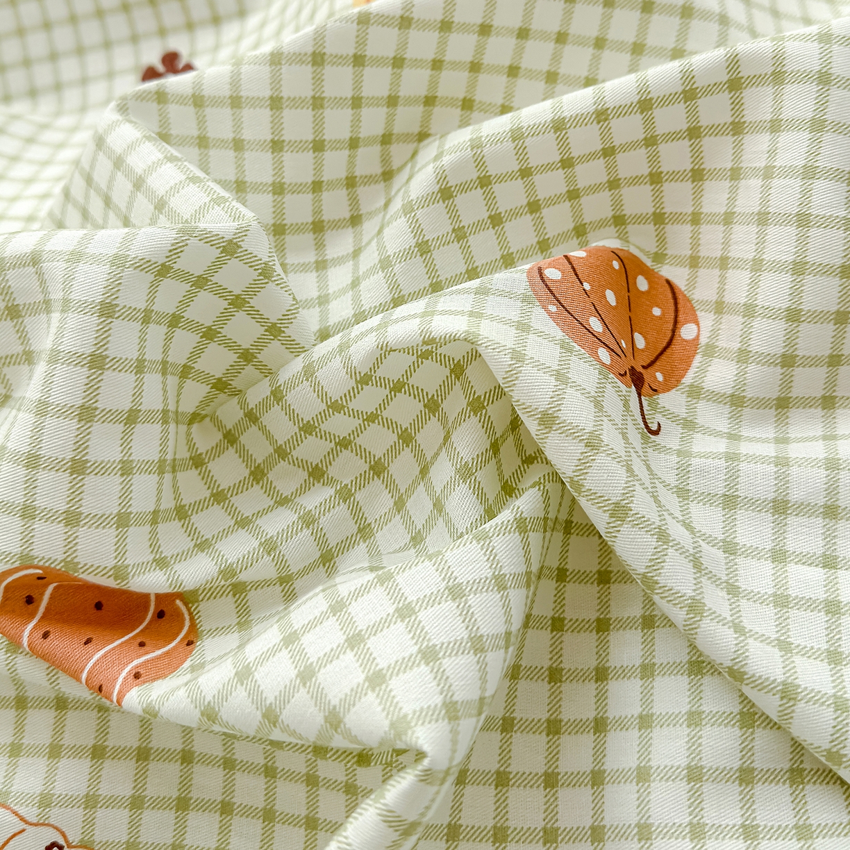 91家纺网 家纺一手货源 找家纺 铺尚美家纺 2026新款12868新疆全棉纯棉单品床单系列（提供质检报告） 小南瓜