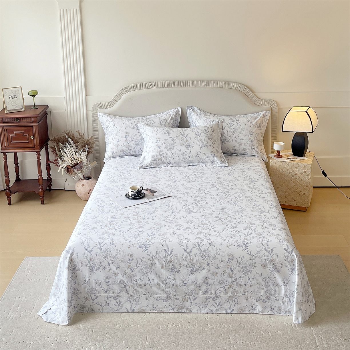 （总）宝齐莱家纺 2026新款全棉纯棉13372印花单床单床单单件