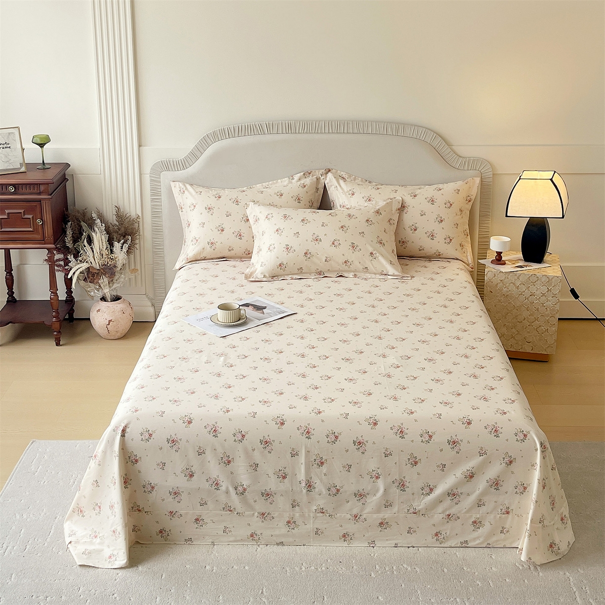 宝齐莱家纺 2026新款全棉纯棉13372印花单床单床单单件 洛可可