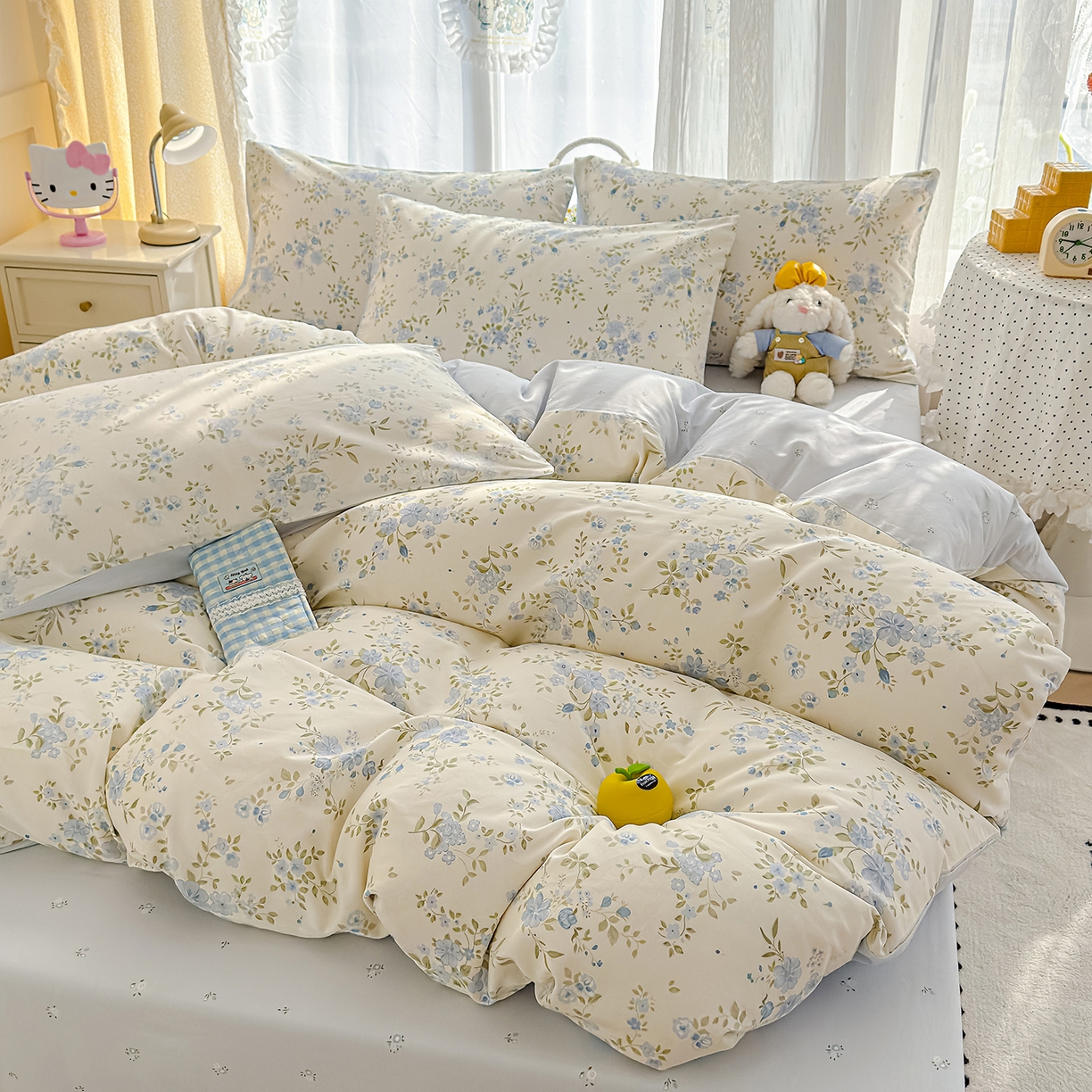 91家纺网 家纺一手货源 找家纺 铺尚美家纺 2026新款12868新疆全棉纯棉单品枕套系列（提供质检报告） 苏林-米蓝