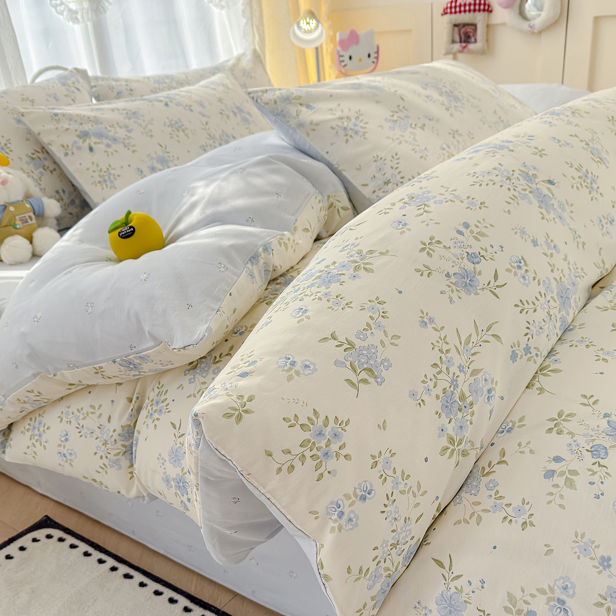 91家纺网 家纺一手货源 找家纺 铺尚美家纺 2026新款12868新疆全棉纯棉单品枕套系列（提供质检报告） 苏林-米蓝