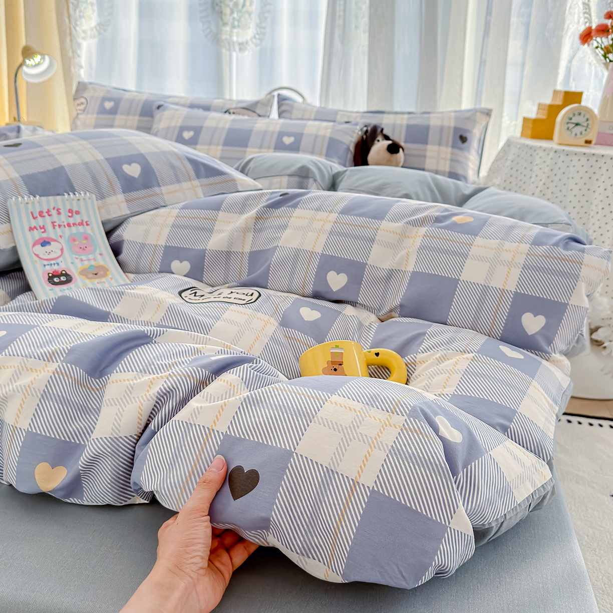 91家纺网 家纺一手货源 找家纺 铺尚美家纺 2026新款12868新疆全棉纯棉单品枕套系列（提供质检报告） 爱达拉