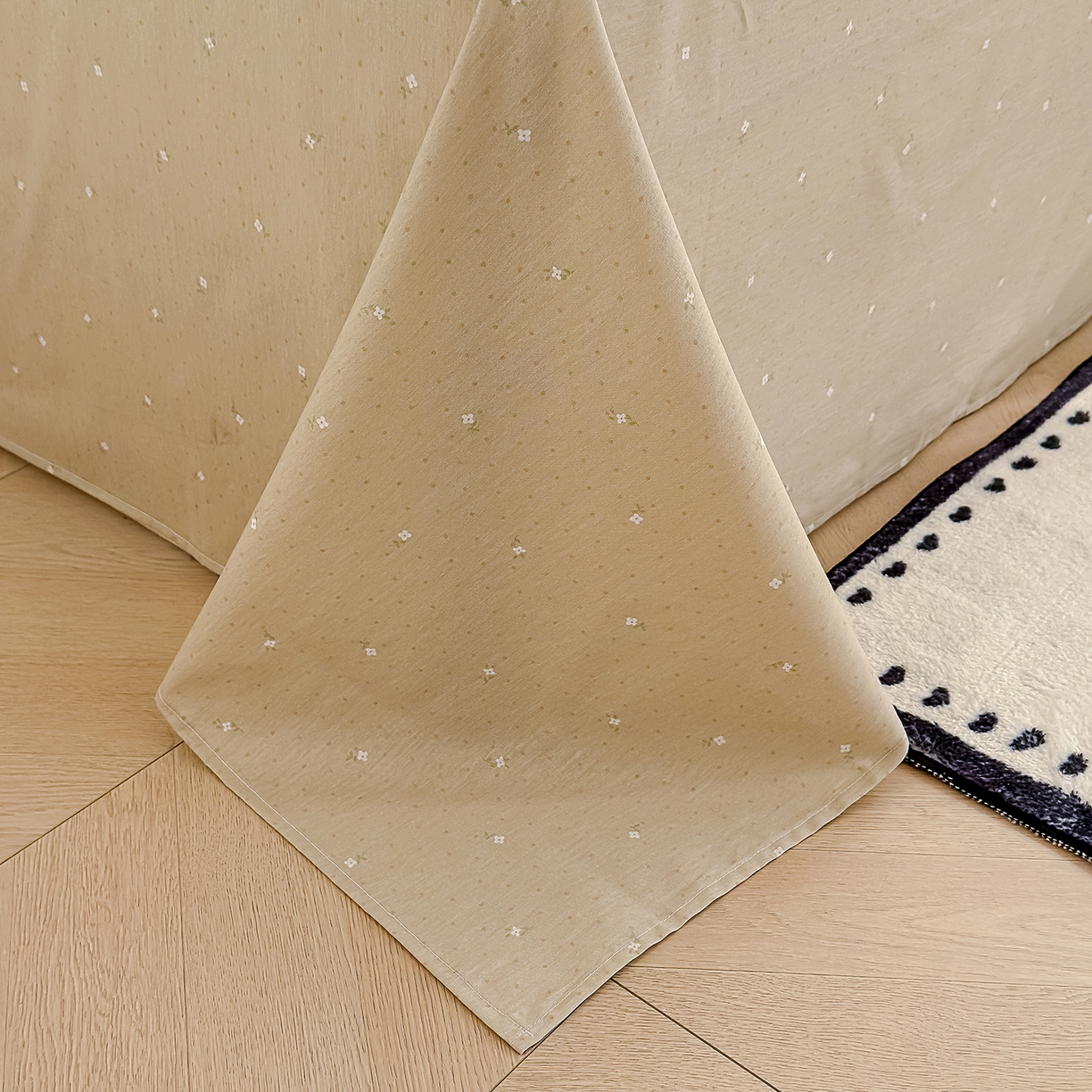 91家纺网 家纺一手货源 找家纺 铺尚美家纺 2026新款12868新疆全棉纯棉单品枕套系列（提供质检报告） 花园兔