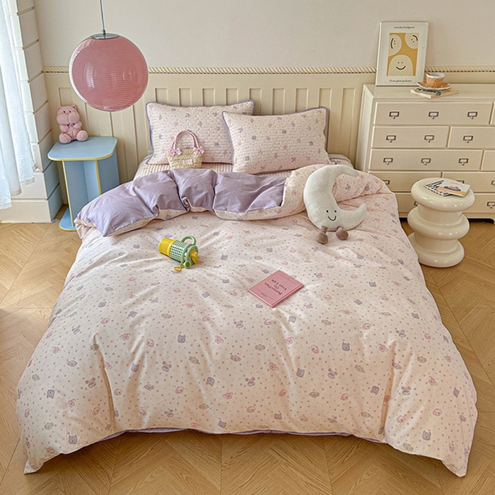 91家纺网 家纺一手货源 找家纺 （总）孑寐家纺 2026新款全棉纯棉四季款床盖四件套