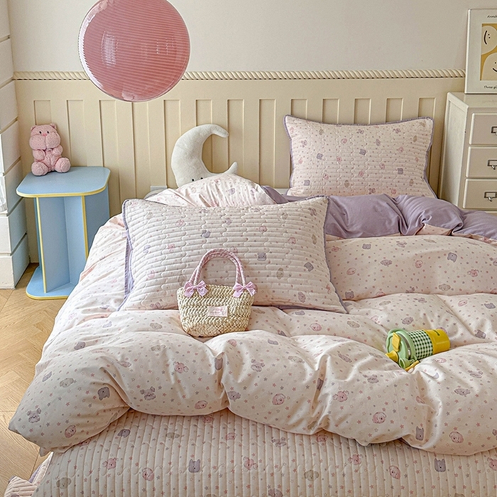 91家纺网 家纺一手货源 找家纺 （总）孑寐家纺 2026新款全棉纯棉四季款床盖四件套