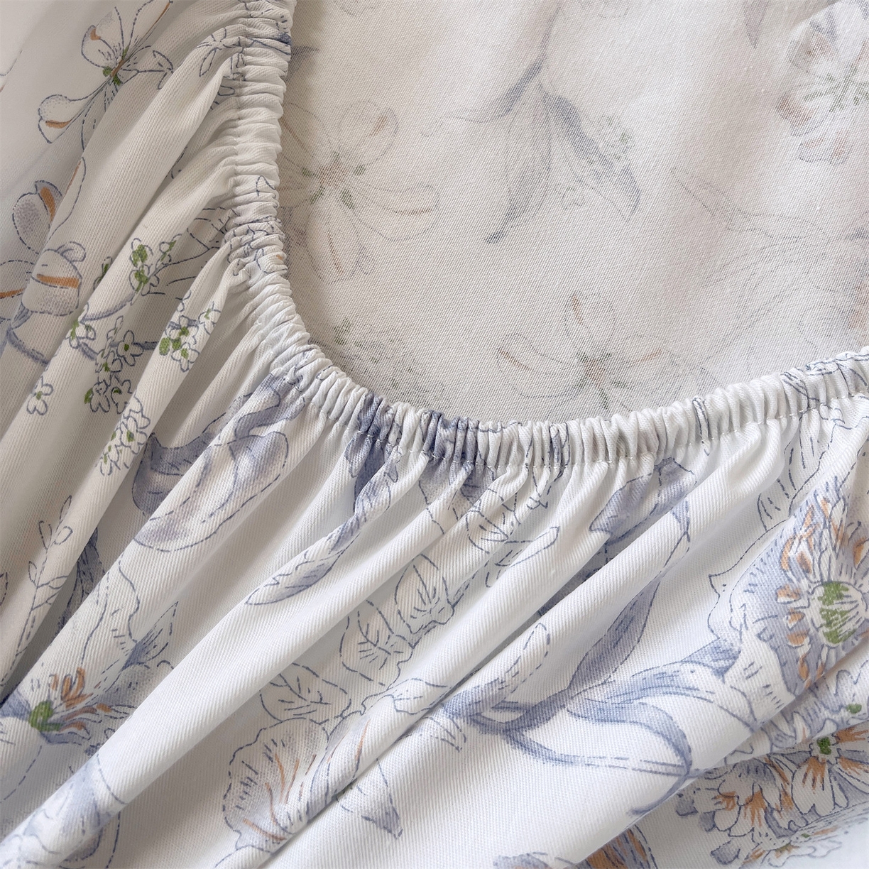 91家纺网 家纺一手货源 找家纺 （总）宝齐莱家纺 2026新款全棉纯棉13372印花单床笠床笠单件