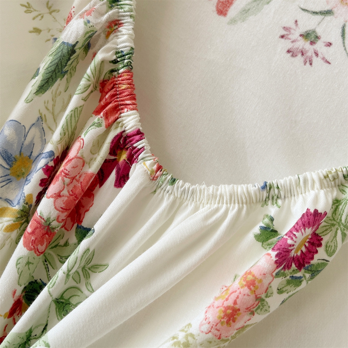 91家纺网 家纺一手货源 找家纺 宝齐莱家纺 2026新款全棉纯棉13372印花单床笠床笠单件 香榭丽