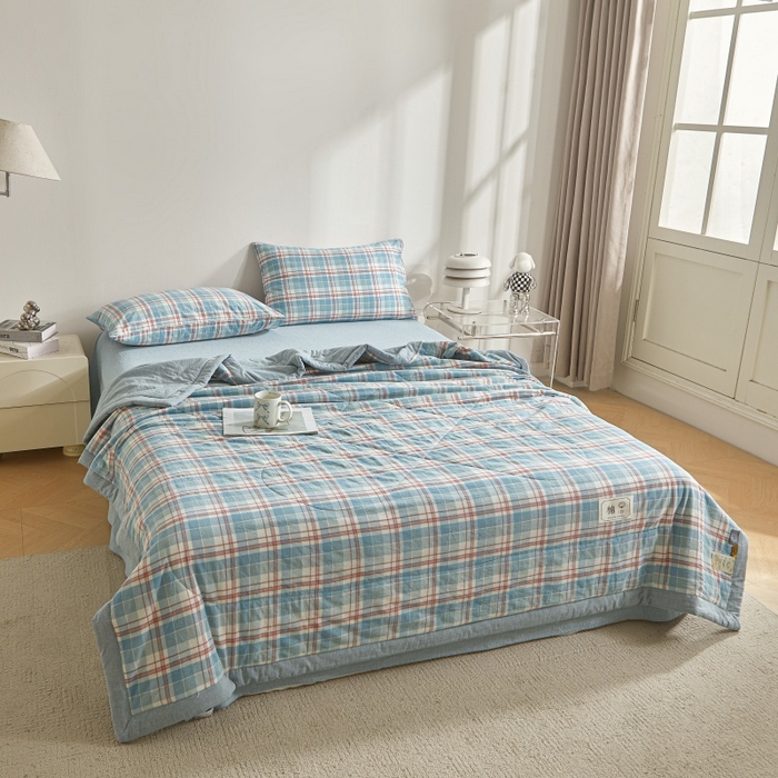 91家纺网 家纺一手货源 找家纺 （总）爱屋及屋 2026新款无印风新疆棉花夏被夏凉被被子被芯